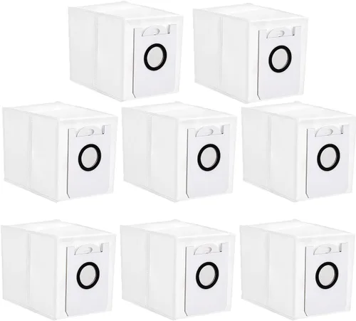 Vista 11 de Bolsas de polvo para bObsweep Dustin & Orb-i - Aspiradora robot de auto-vaciado – 3.5L Bolsa de vacío de filtración avanzada – Paquete de 4