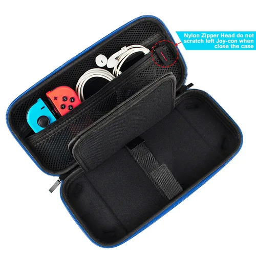 Vista 59 de daydayup Switch Carrying Case Compatible with Nintendo Switch 2, with 24 Games Cartridges Protective Hard Shell Travel Carrying Case Pouch for