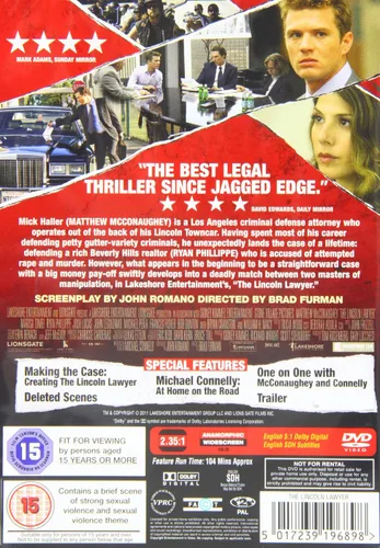Vista 2 de The Lincoln Lawyer DVD