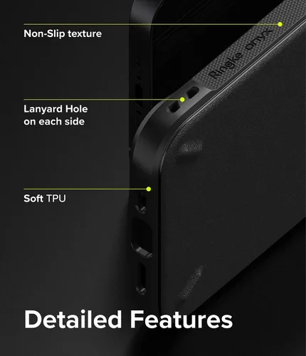Vista 6 de Ringke Onyx - Funda compatible con iPhone 13 Mini, funda de silicona flexible extremadamente resistente a los golpes, resistente a los golpes