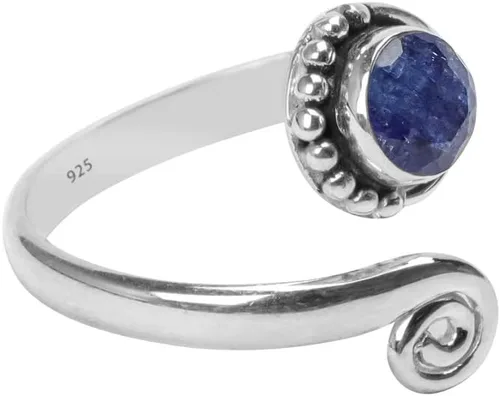 Vista 73 de Anillo de dedo del pie de piedra preciosa de plata de ley 925, joyería para el cuerpo, anillo de dedo del pie de la mano de la mano de la piedra