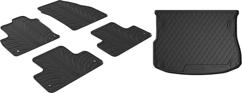Vista 11 de GledringUSA Forro de caucho para piso de carga de ajuste personalizado para todo clima destinado para Rover Range Rover Evoque (L538) 2012-2018,
