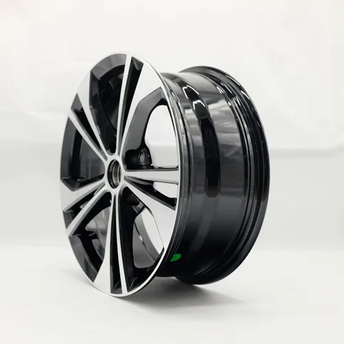 Vista 5 de Nueva rueda de aleación individual de 16 "16x6.5 pulgadas para Nissan Sentra 2020–2023 Llanta de repuesto de diseño OEM Negro mecanizado