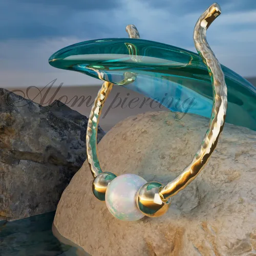 Vista 3 de Fake Opal Septum Rings