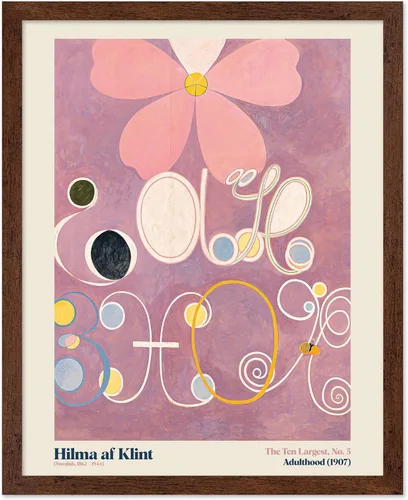 Vista 13 de Poster Master Póster de ilustración vintage, impresión retro moderna, los diez más grandes n.º 1, infancia, flor, abstracto, regalo para artista