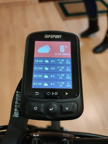 Vista 6 de iGPSPRT iGS620 GPS Wireless Bike Computer con Bluetooth, ANT+, SMS y notificación de llamadas, navegación de mapas con paquete multiherramienta