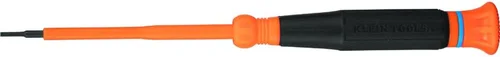 Vista 14 de Klein Tools 6233INS - Destornillador de precisión aislado, mini destornillador eléctrico Phillips #0, 1000 voltios, mango de agarre acolchado
