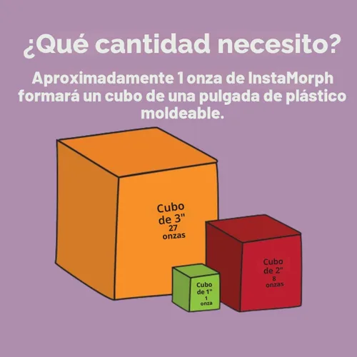 Vista 4 de InstaMorph - Plástico moldeable reutilizable para manualidades, escultura, cosplay, más de 3 onzas Reusable Thermoplastic Beads, Meltable