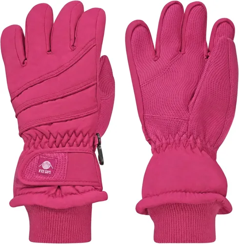 Vista 20 de N'Ice Caps - Guantes térmicos de invierno para niños, impermeables y cálidos Negro