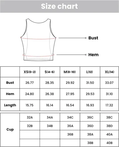 Vista 6 de GYM RAINBOW Sujetadores deportivos acolchados para mujer, camiseta corta sin mangas de línea larga para fitness, correr, yoga, entrenamiento, tops