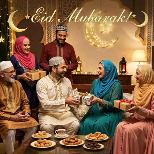 Vista 6 de Luxspire Lámpara de luna de Ramadán, luna creciente y estrella, luces de Ramadán, decoraciones para el hogar, decoración de Eid Mubarak, faroles