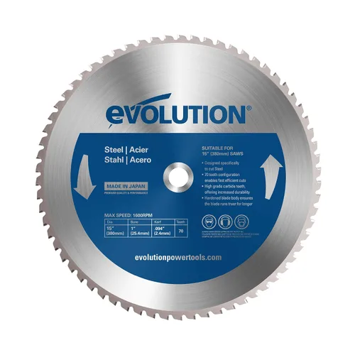 Vista 29 de Evolution Power Tools 5-3/8BLADEST Hoja de sierra de corte de acero, 5-3/8 pulgadas x 30 dientes