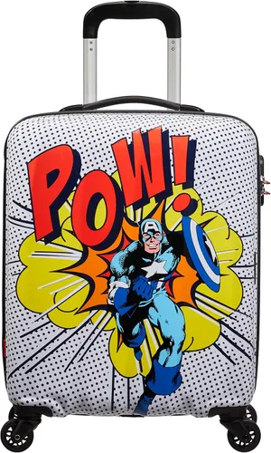 Vista 8 de AMERICAN TOURISTER, Equipaje de mano, Multicolor (Capitán América Pop Art), S (55 cm - 36 L), Equipaje, equipaje de mano