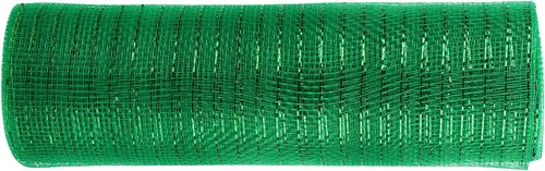 Vista 6 de MEEDEE Rollos de 10 pulgadas de malla decorativa verde esmeralda Malla verde para hacer coronas Cinta de malla verde para árbol de Navidad