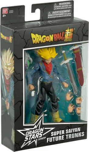 Vista 6 de Dragon Ball Super Dragonball Super - Figura de acción de 6 pulgadas BAF Fusion Zamasu Dragon Stars Series 3 - Super Saiyan Trunks