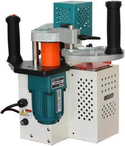 Vista 5 de MXBAOHENG Máquina de encolado de borde de banda de borde portátil JBT90 Máquina de encolado de madera de 0.394-1.772 in de ancho/1.6-16.4 ft/min