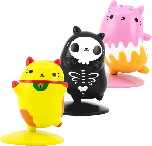Vista 11 de Cats vs Pickles Paquete de 3 mini figuras Mini figuras para niños Figuras de animales pequeños Juguetes de plástico para niños y adultos