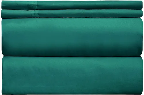 Vista 8 de OPT Marca. Juego de sábanas de 4 piezas de microfibra de doble cepillado de calidad hotelera de lujo – Resistente a las arrugas, sedoso y suave al