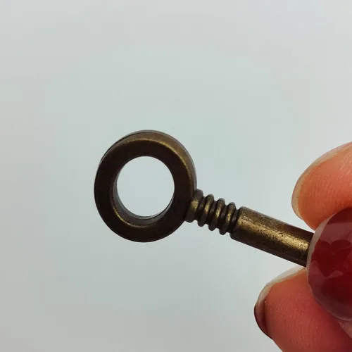 Vista 7 de SCASTOE Candados pequeños antiguos, vintage, estilo avejentado, con llave. Paquete de 3 unidades.