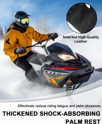 Vista 4 de RIGWARL Guantes mejorados de 20 F a 65 F impermeables para clima frío, guantes de invierno para hombres y mujeres con pantalla táctil, guantes