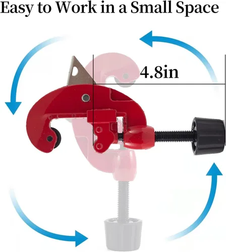 Vista 4 de Cortador de eje de palo de golf de mano, herramienta perfecta para cortar golf, extractor de eje de golf para eje de acero o grafito, ambidiestro