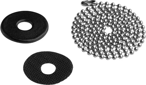 Vista 7 de Perfect Fit Shield Wallets Soporte para cinturón de Texas Ranger con cadena para el cuello Clip para cinturón de cuero negro (Cutout 390).