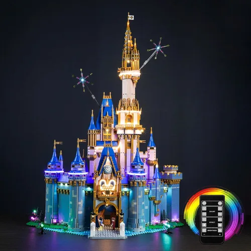 Vista 7 de BrickBling - Kit de luces LED compatible con Lego 2023 Castle 43222 Luz de versión clásica compatible con Lego 43222-No incluye
