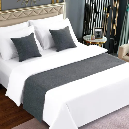 Vista 18 de AMBERIS 2 fundas de almohada (45×45cm) (sin relleno) azul, de imitación a lino decorativo 2 fundas de almohada (sin relleno) para el hogar y el hotel