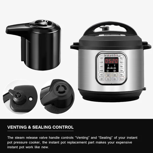 Vista 6 de Reemplazo de mango de válvula de liberación de vapor para Instant Pot Duo/Duo Plus de 3, 5, 6 y 8 cuartos de galón, Mini 3 cuartos de galón, Duo50 5