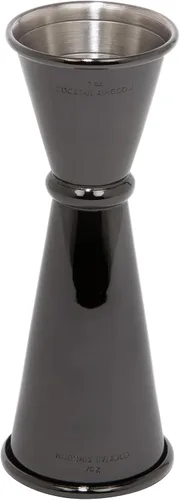 Vista 3 de Cocktail Kingdom® Jigger de estilo japonés de 1 onza/2 oz chapado en cobre