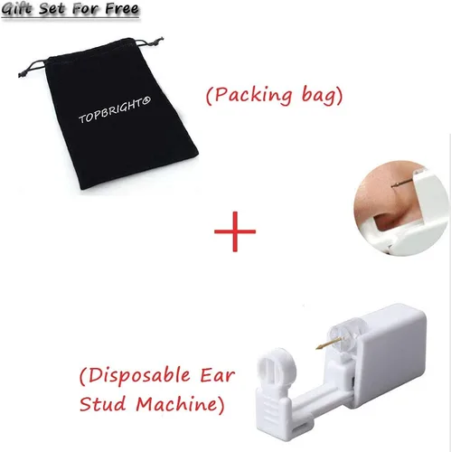 Vista 7 de TOPBRIGHT 6 unids un conjunto de anillos de septum sin costuras Clicker 16G acero inoxidable con bisagras segmento anillos para Daith y labio
