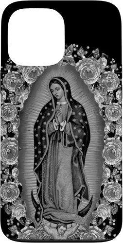 Vista 24 de Our Lady Virgen De Guadalupe - Carcasa floral para iPhone 17