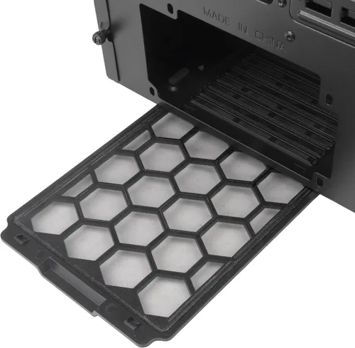 Vista 6 de Silverstone Tecnología Chasis ATX de media torre SETA D1 con alta capacidad de almacenamiento y versatilidad, SST-SED1-B