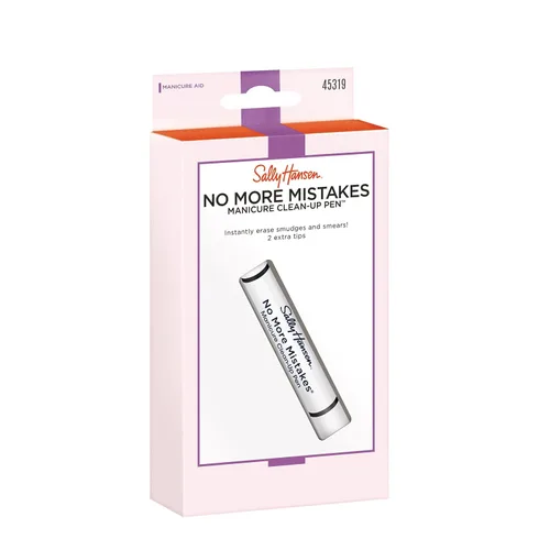 Vista 3 de Sally Hansen No More Mistakes - Bolígrafo de limpieza de manicura, blanco, 0.05 onzas, el embalaje puede variar