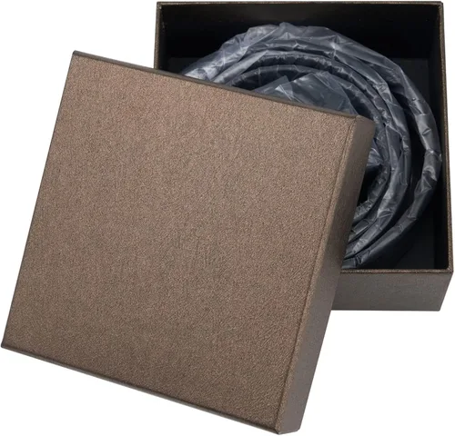 Vista 6 de Volanic Cinturón de cuero con trinquete para hombre con hebilla automática