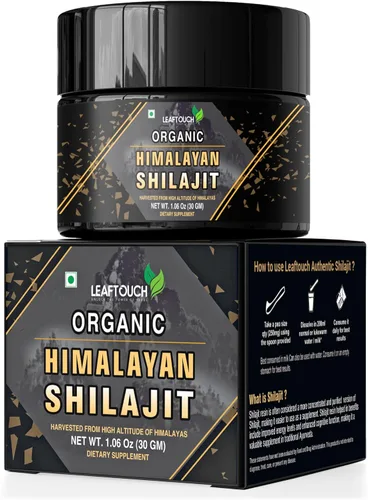 Vista 7 de Leaftouch - Auténtica resina Shilajit de grado dorado, resina Shilajit pura del Himalaya, orgánica y de alta potencia, más de 85 minerales de traza