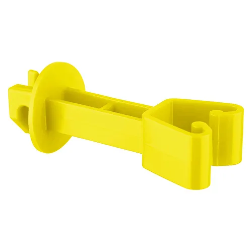 Vista 7 de 25 aisladores eléctricos para cercas de eslabones de cadena, aisladores extendidos, color negro
