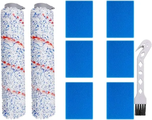 Vista 11 de Repuesto de repuesto para aspiradora inalámbrica en seco y húmedo, cepillo de rodillo, esponja de filtro Hepa, compatible con Tineco IFloor S, 1