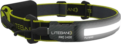 Vista 7 de Liteband PRO Serie 1000 - Linterna frontal personal ajustable de haz ancho, iluminación de 210°, funciona con pilas, se adapta a cascos y cascos