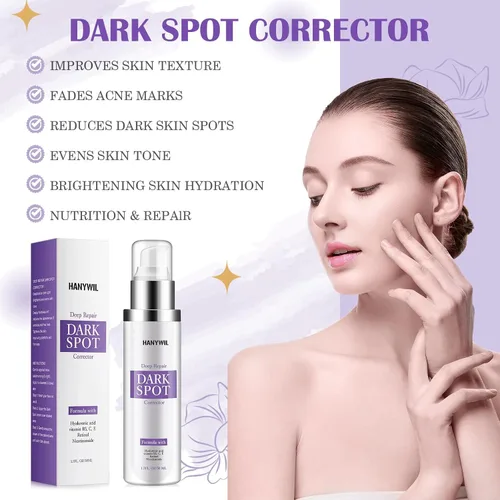 Vista 2 de HANYWIL Eliminador de Manchas Oscuras para Rostro y Cuerpo en Suero, Crema de Reparación Rápida del Tono con Tratamiento de Hiperpigmentación