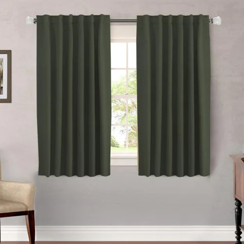 Vista 130 de H.VERSAILTEX Cortinas Opacas con Aislamiento Térmico, Paneles de Tratamiento de Ventanas que Oscurecen la Habitación, Cortinas Opacas para Sala