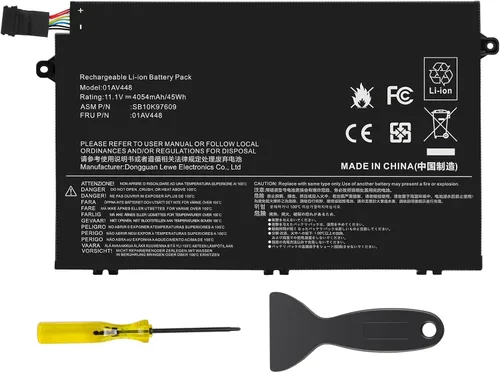 Vista 9 de TREE.NB 01AV493 - Batería de repuesto para laptop ThinkPad T570 T580 P51S P52S Series 00UR890 00UR892 SB10L84121 SB10L84122 SB10L84123 T570 00UR891