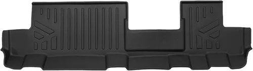 Vista 10 de SMARTLINER Juego de alfombrillas de piso de 2 filas compatibles con Chevrolet Traverse 2011-2017