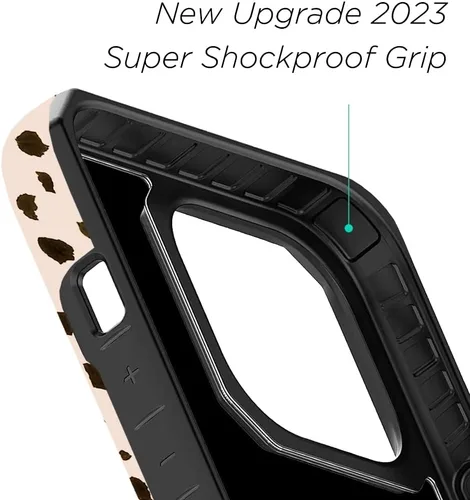 Vista 3 de uCOLOR Funda compatible con iPhone 15 Pro de 6.1 pulgadas, [probada en caídas de 8 pies], diseño a prueba de golpes, funda protectora delgada