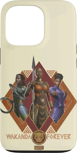 Vista 10 de iPhone 16 Marvel Black Panther: Wakanda Forever Hero Warrior Trio Case