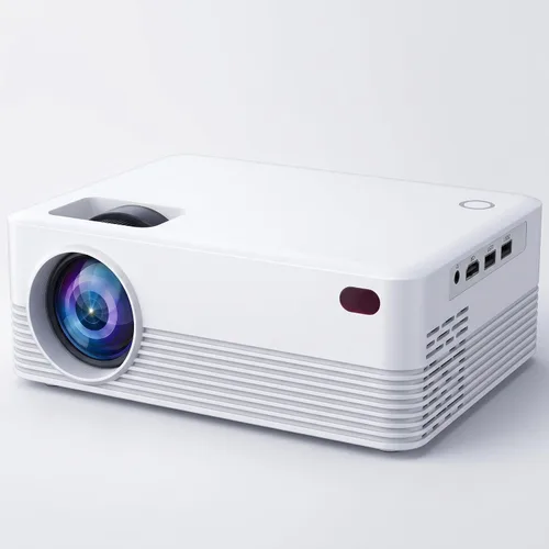 Vista 9 de Mini proyector con Wi-Fi y Bluetooth, proyector portátil 4K soporte Negro