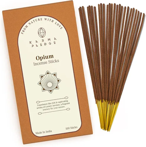 Vista 66 de Bakhoor - Varitas de incienso orgánicas sumergidas a mano, 100 varillas con hierbas naturales e ingredientes aromáticos, tiempo de combustión de 45