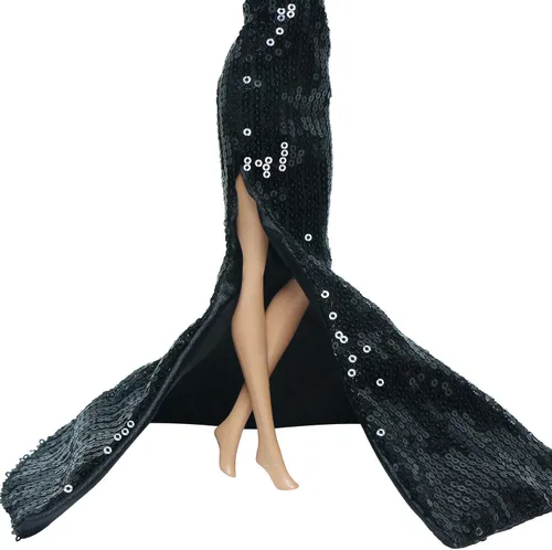 Vista 8 de Edición Limitada Set de 3 Vestidos de Boda para Muñeca Negra Accesorios para Muñeca de 11.5 Pulgadas, Ropa de Princesa, Vestido, Falda, Complementos