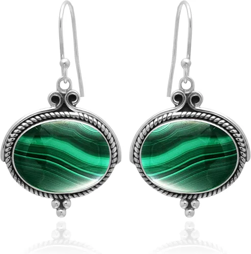 Vista 16 de Veracity Jewelry - Aretes de plata de ley con piedras preciosas para mujeres y niñas, regalo para su cumpleaños, aniversario, esposa, mamá, novia