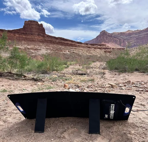 Vista 5 de Panel solar plegable portátil de 100 W - Tecnología Shade Stopper™, ETFE, USB-A y USB-C, compatible con la mayoría de estaciones de energía